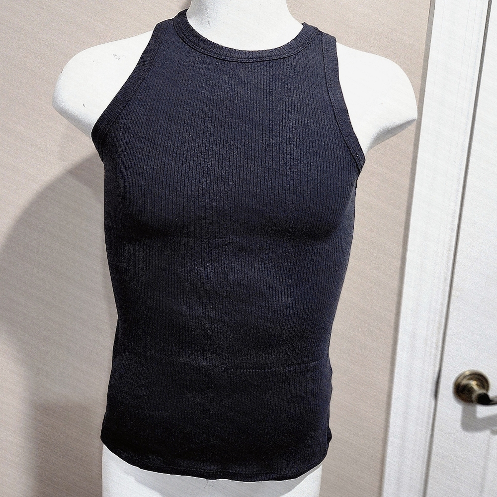 NWT Maurices 24/7 Highline Solid Fitted Ribbed Tank Top Size XL